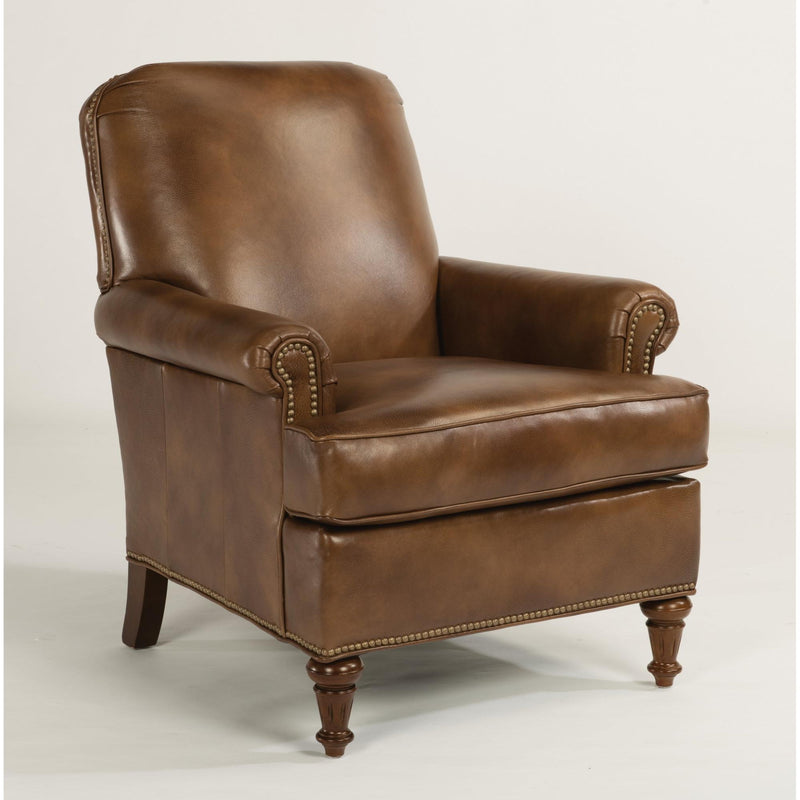 Flexsteel Flemington Stationary Leather Chair 330C-10-808-80 IMAGE 2