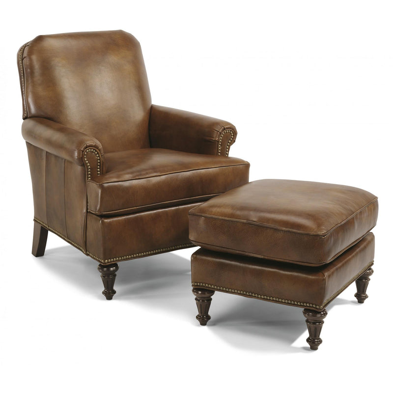 Flexsteel Flemington Stationary Leather Chair 330C-10-808-80 IMAGE 4