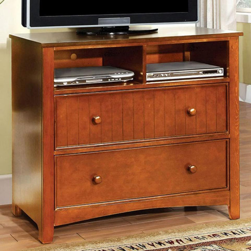 Furniture of America Omnus 2-Drawer Kids Media Chest CM7905OAK-TV IMAGE 2