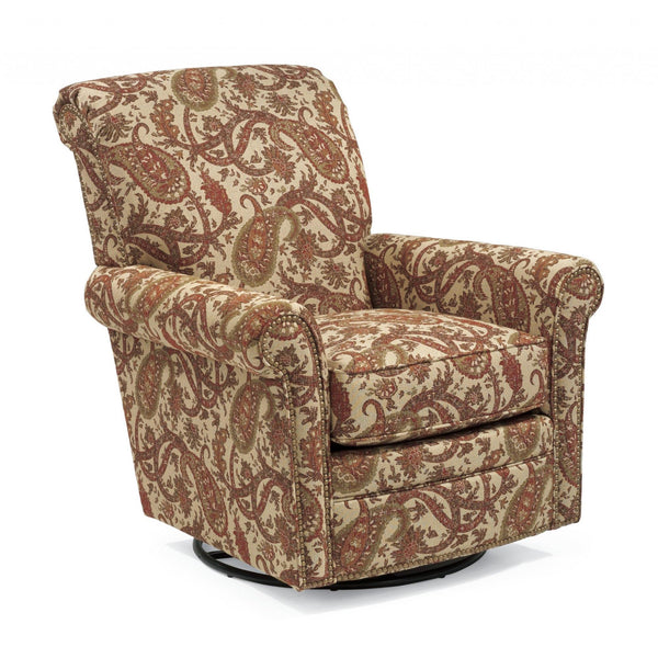 Flexsteel Plaza Swivel Fabric Chair 049C-13-264-60 IMAGE 1