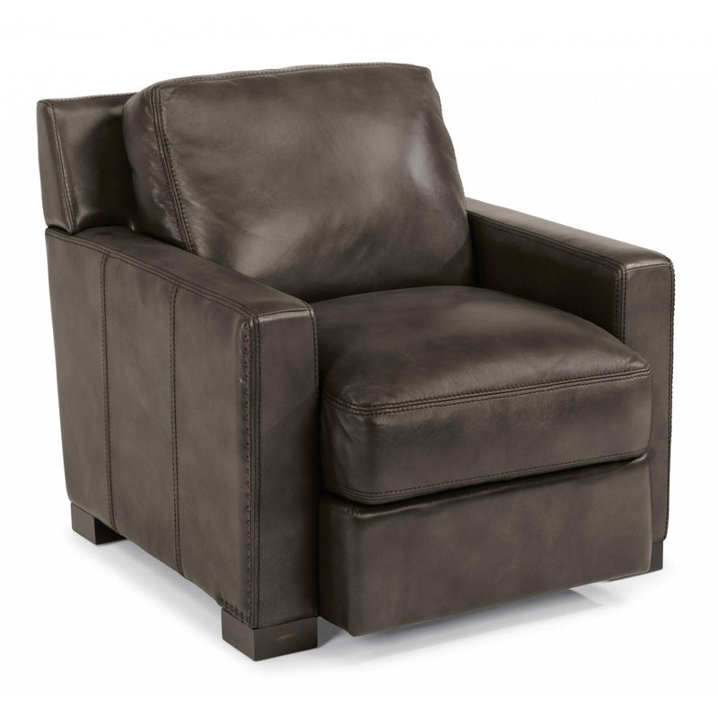 Flexsteel Blake Stationary Leather Chair 1369-10-014-07 IMAGE 1