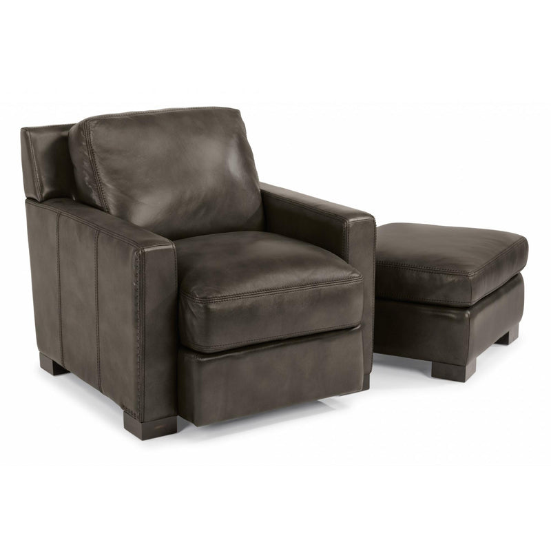 Flexsteel Blake Stationary Leather Chair 1369-10-014-07 IMAGE 2