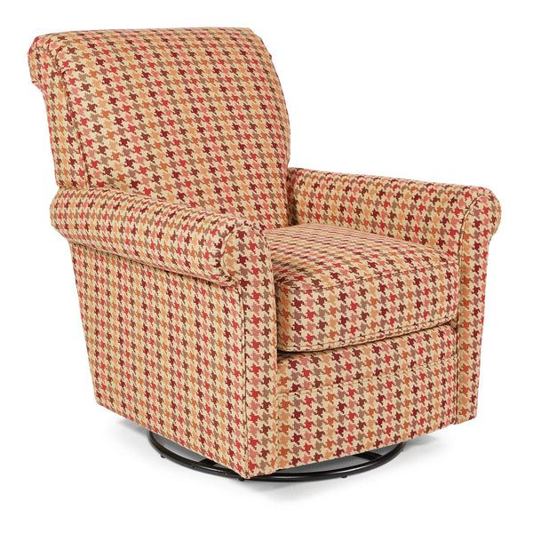 Flexsteel Plaza Swivel Fabric Chair 050C-13-JSL-60 IMAGE 1