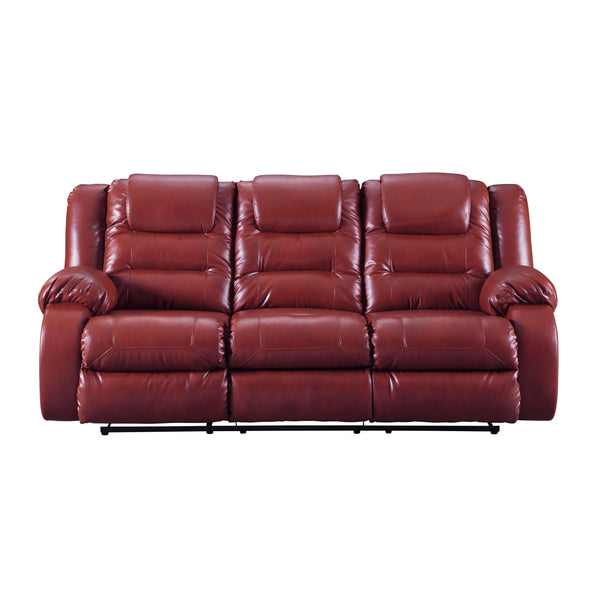 Signature Design by Ashley Vacherie Reclining Leather Look Sofa 7930688 IMAGE 1