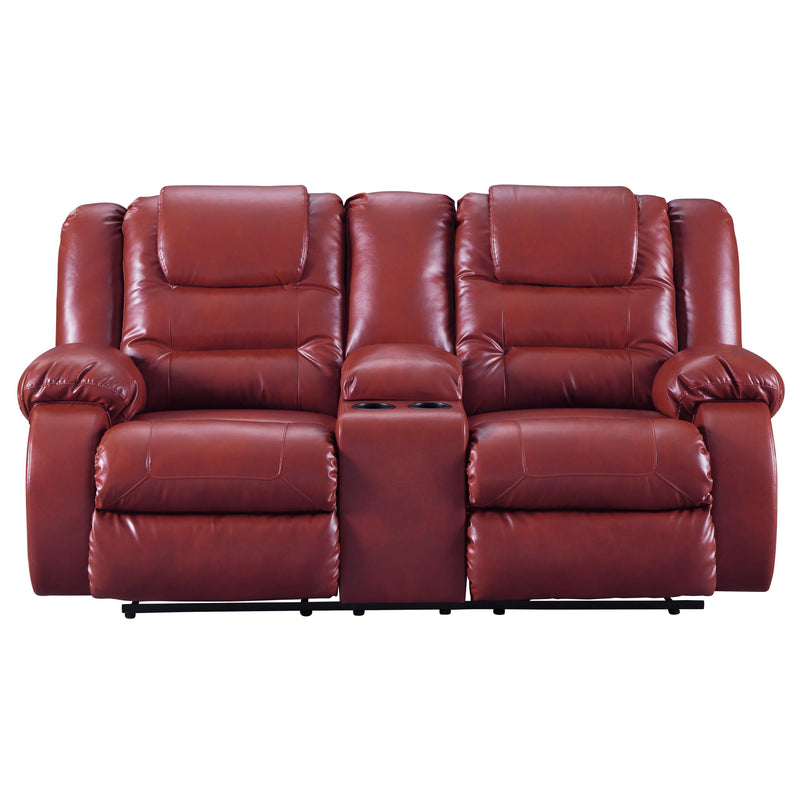 Signature Design by Ashley Vacherie Reclining Leather Look Loveseat 7930694 IMAGE 1