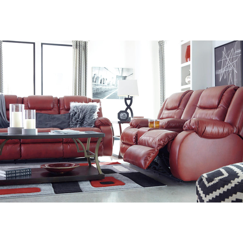 Signature Design by Ashley Vacherie Reclining Leather Look Loveseat 7930694 IMAGE 6