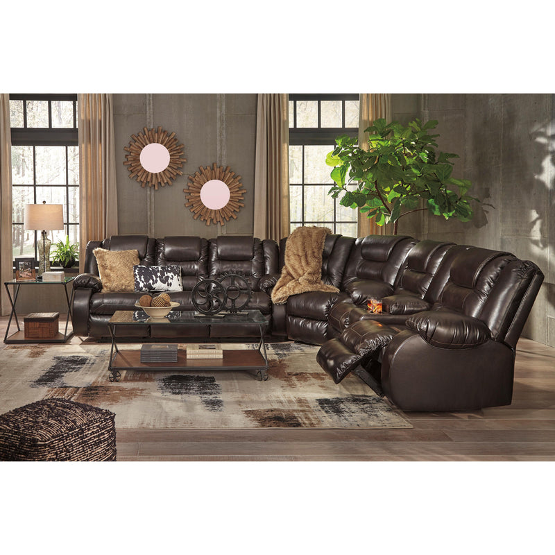 Signature Design by Ashley Vacherie Reclining Leather Look Loveseat 7930794 IMAGE 10