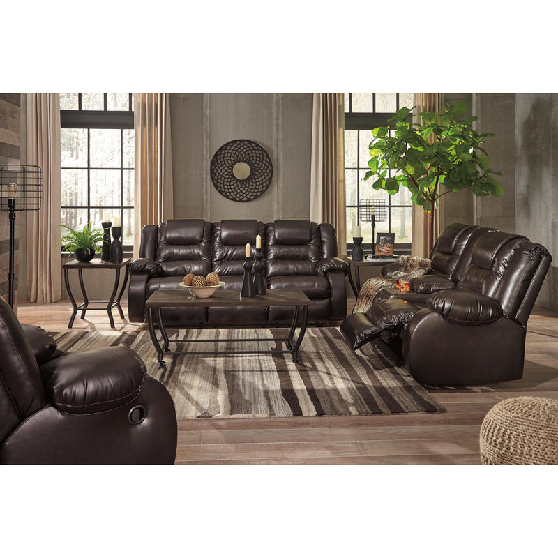 Signature Design by Ashley Vacherie Reclining Leather Look Loveseat 7930794 IMAGE 11