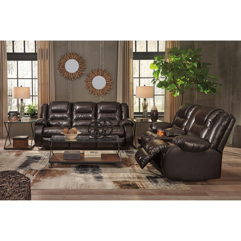 Signature Design by Ashley Vacherie Reclining Leather Look Loveseat 7930794 IMAGE 5