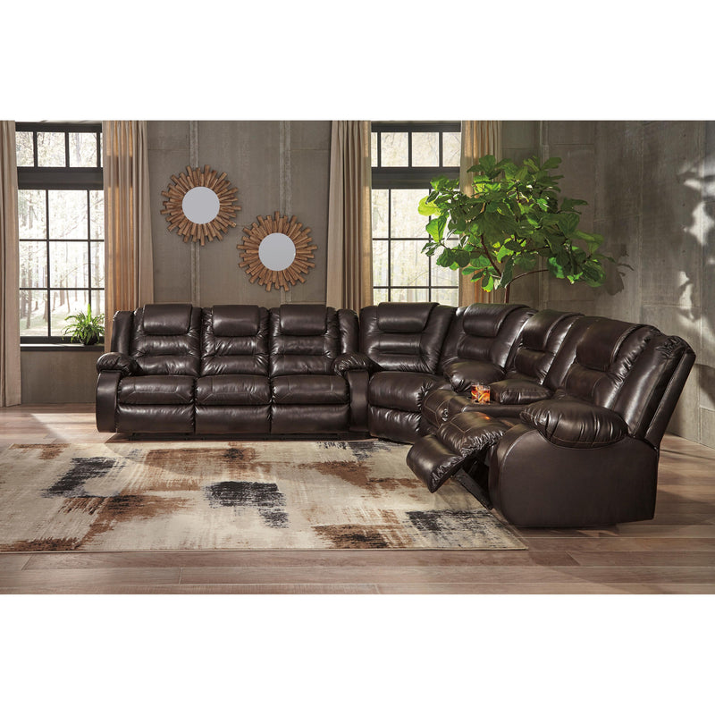 Signature Design by Ashley Vacherie Reclining Leather Look Loveseat 7930794 IMAGE 8