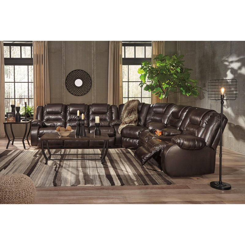 Signature Design by Ashley Vacherie Reclining Leather Look Loveseat 7930794 IMAGE 9