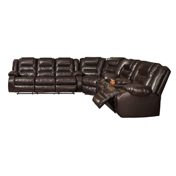 Signature Design by Ashley Vacherie Reclining Leather Look 3 pc Sectional 7930788/7930777/7930794 IMAGE 1