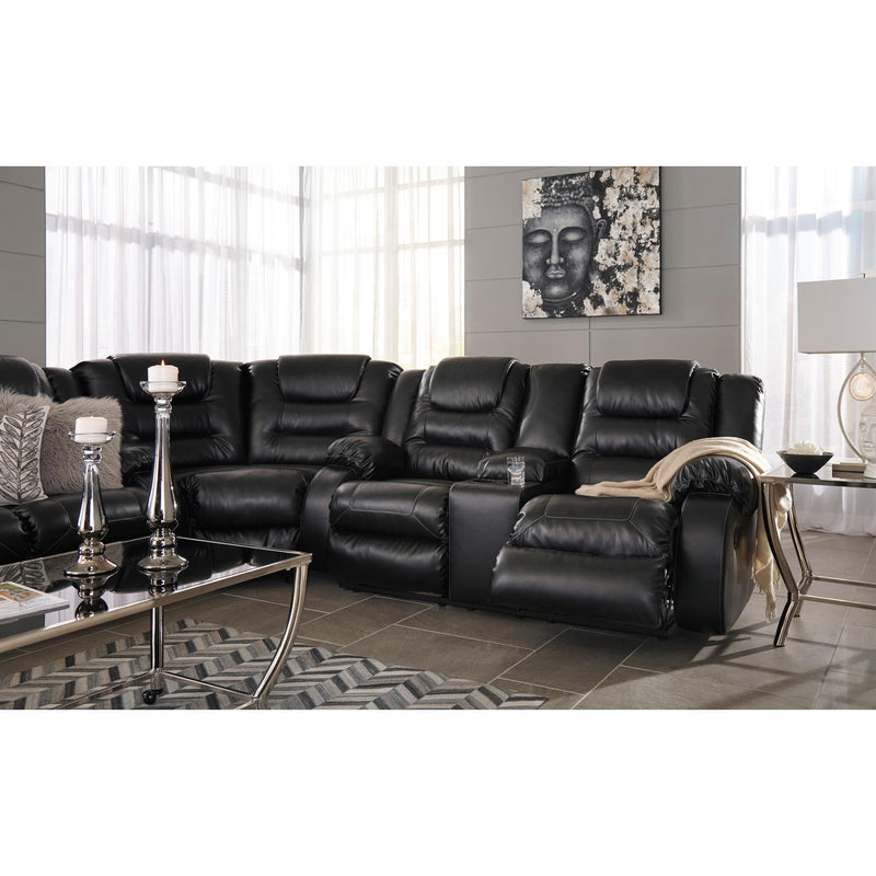 Signature Design by Ashley Vacherie Reclining Leather Look 3 pc Sectional 7930888/7930877/7930894 IMAGE 3