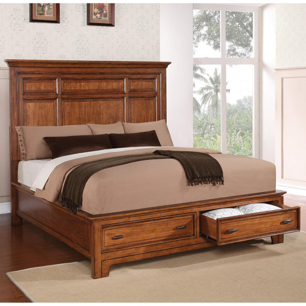 Flexsteel River Valley King Panel Bed with Storage W1572-90KS IMAGE 1