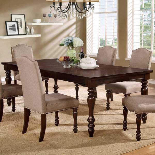 Furniture of America Hurdsfield Dining Table CM3133T IMAGE 1