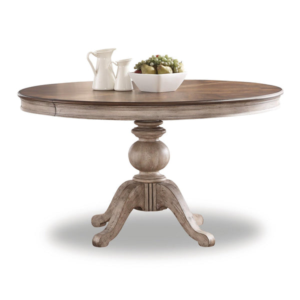 Flexsteel Round Plymouth Dining Table with Pedestal Base W1147-834 IMAGE 1