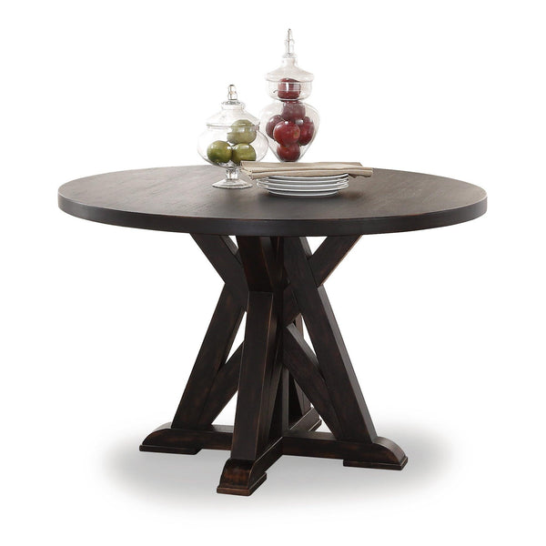Flexsteel Round Homestead Dining Table with Pedestal Base W1537-833 IMAGE 1