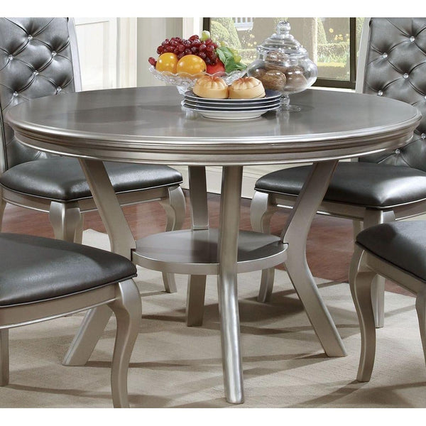 Furniture of America Round Amina Dining Table CM3219RT IMAGE 1
