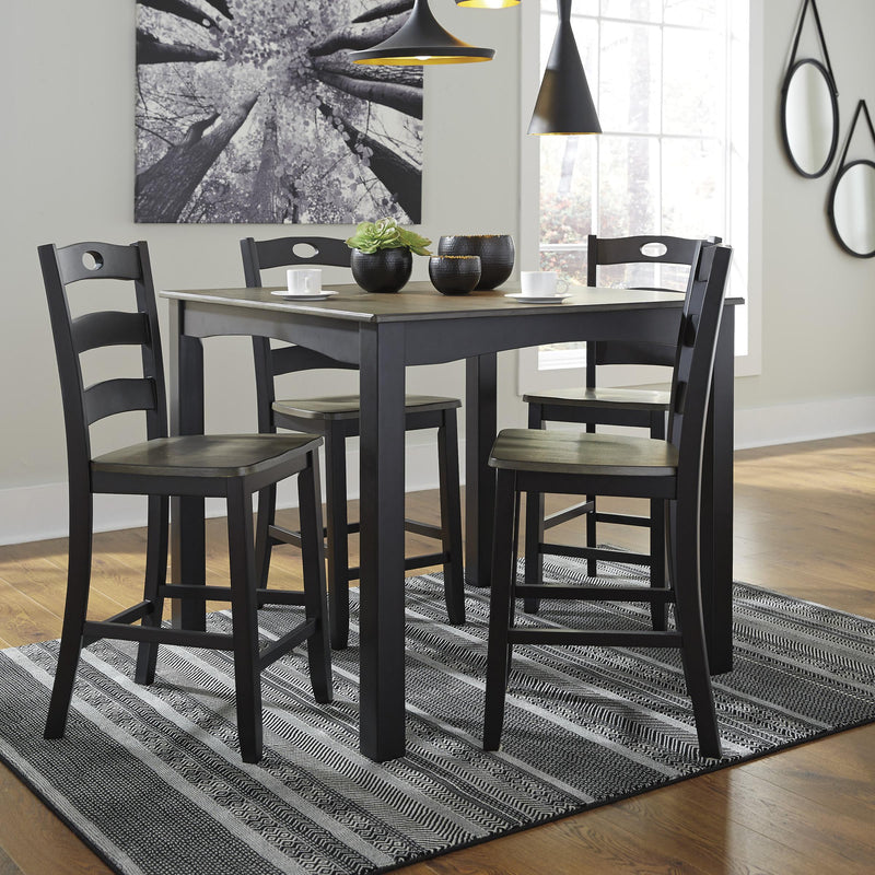 Signature Design by Ashley Froshburg 5 pc Counter Height Dinette D338-223 IMAGE 3