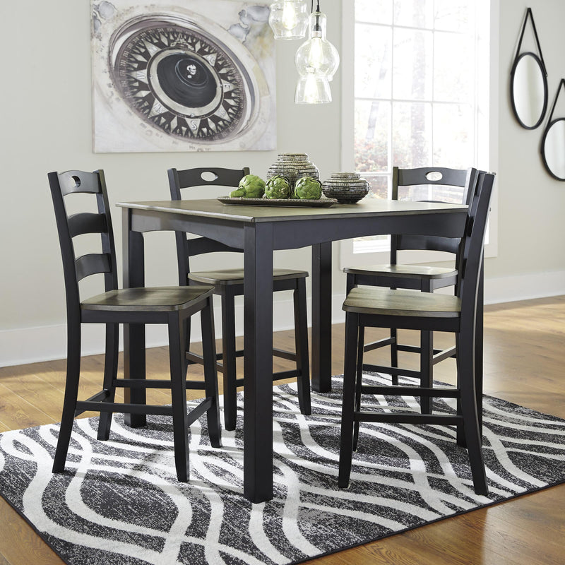 Signature Design by Ashley Froshburg 5 pc Counter Height Dinette D338-223 IMAGE 4
