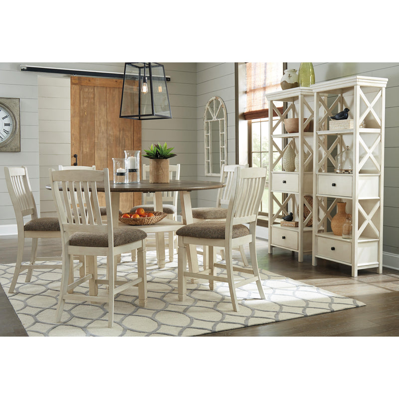 Signature Design by Ashley Round Bolanburg Counter Height Dining Table with Pedestal Base D647-13 IMAGE 8