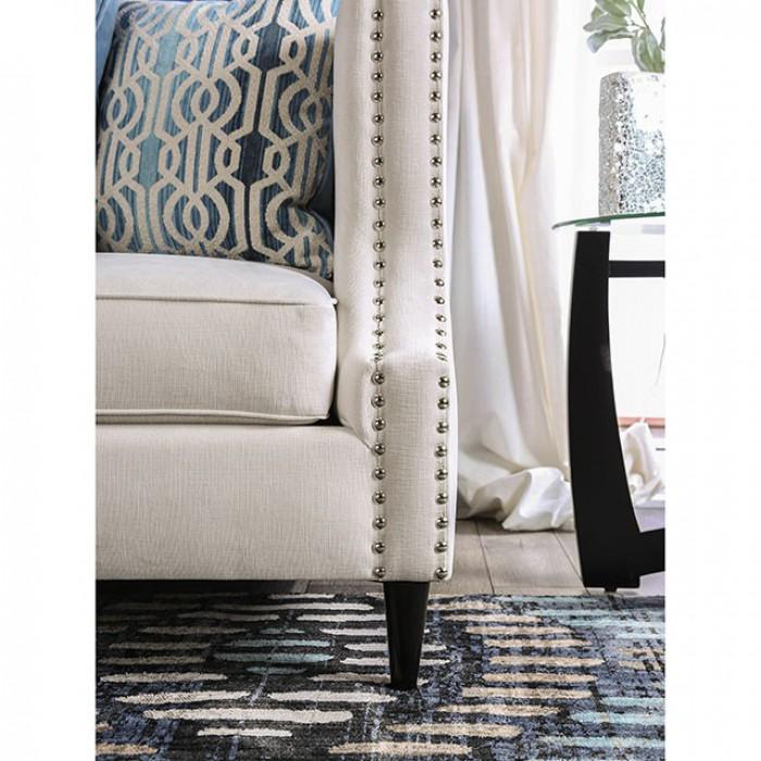 Furniture of America Tegan Stationary Fabric Loveseat SM2217-LV IMAGE 3