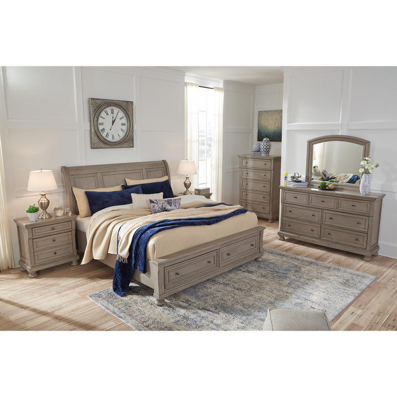 Signature Design by Ashley Lettner Queen Sleigh Bed with Storage B733-77/B733-74/B733-98 IMAGE 5