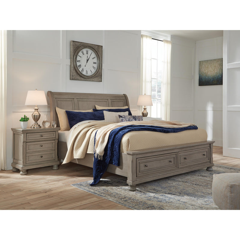 Signature Design by Ashley Lettner King Sleigh Bed with Storage B733-78/B733-76/B733-99 IMAGE 3