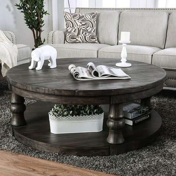 Furniture of America Mika Coffee Table CM4424GY-C IMAGE 1