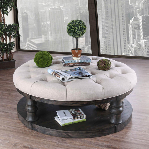Furniture of America Mika Coffee Table CM4424GY-F-C IMAGE 1