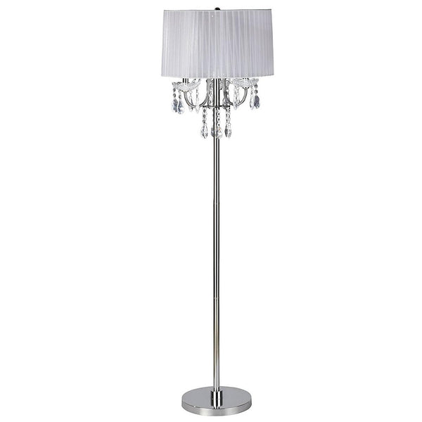 Furniture of America Jada Floorstanding Lamp L76733WH-F IMAGE 1