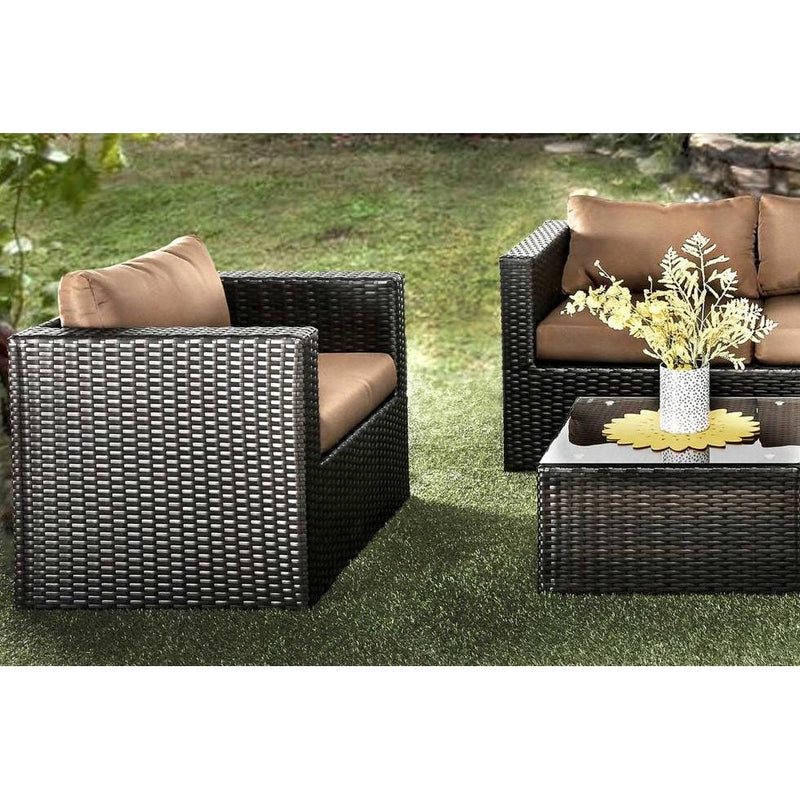 Furniture of America Outdoor Seating Sets CM-OS1820BR IMAGE 4
