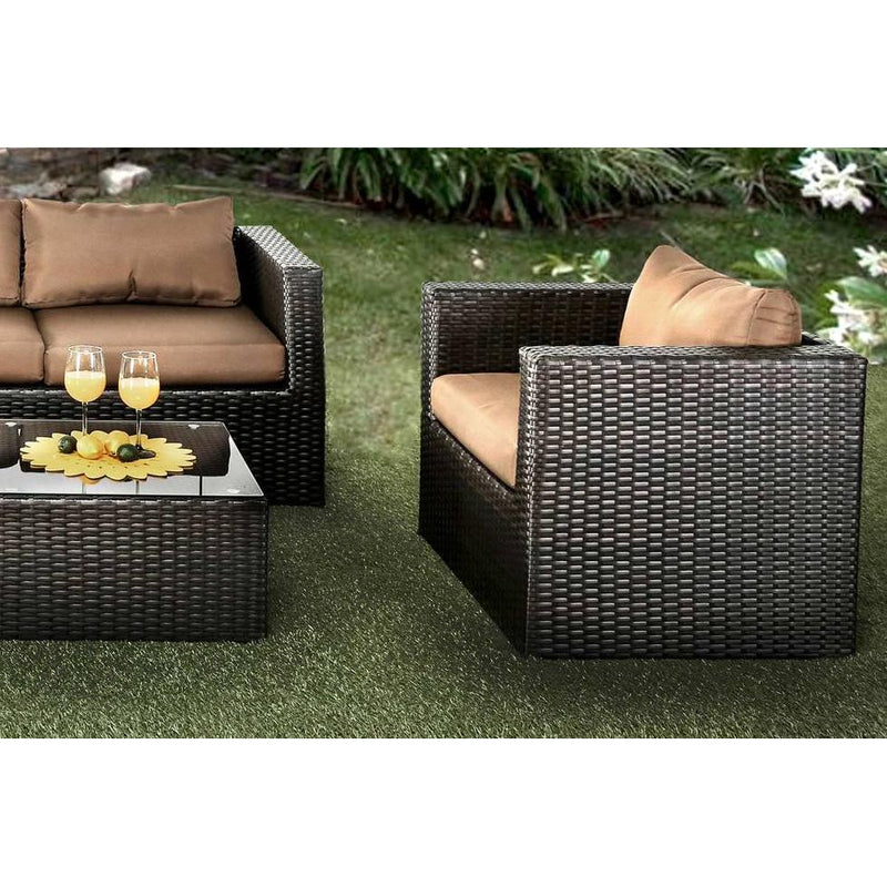 Furniture of America Outdoor Seating Sets CM-OS1820BR IMAGE 5