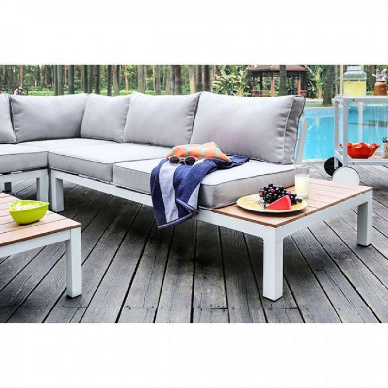Furniture of America Outdoor Seating Sectionals CM-OS2580GY-PK IMAGE 4