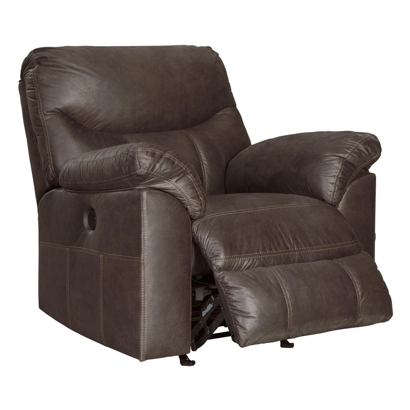 Signature Design by Ashley Boxberg Power Rocker Leather Look Recliner 3380398 IMAGE 2