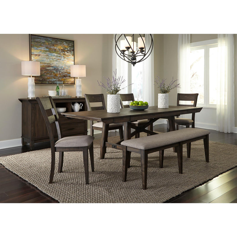 Liberty Furniture Industries Inc. Double Bridge Dining Table with Trestle Base 152-CD-TRS IMAGE 11