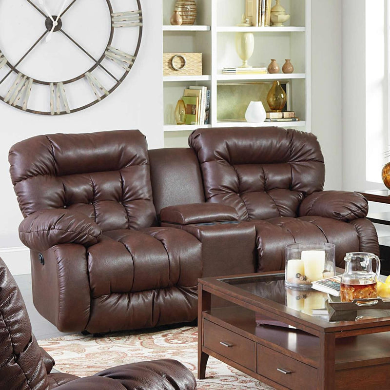 Best Home Furnishings Plusher Coll Power Reclining Leather Loveseat L565CP4 72636-L IMAGE 2