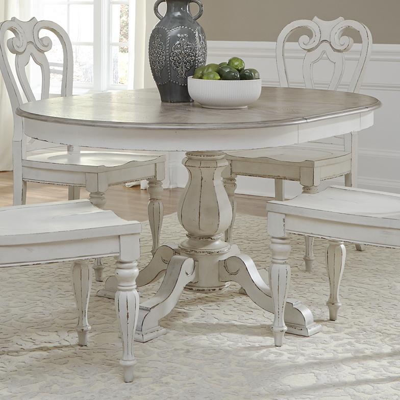 Liberty Furniture Industries Inc. Round Magnolia Manor Dining Table with Pedestal Table 244-DR-PED IMAGE 10
