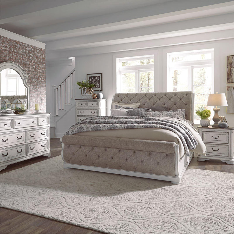 Liberty Furniture Industries Inc. Magnolia Manor Queen Upholstered Sleigh Bed 244-BR-QUSL IMAGE 9