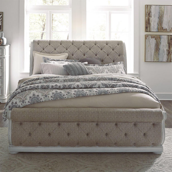 Liberty Furniture Industries Inc. Magnolia Manor King Upholstered Sleigh Bed 244-BR-KUSL IMAGE 1