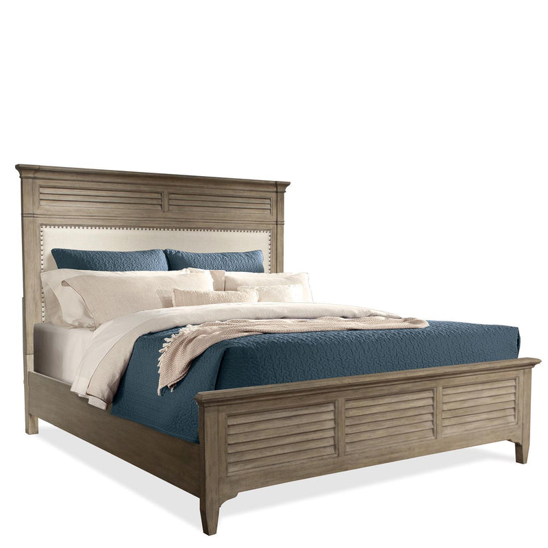 Riverside Furniture Myra California King Upholstered Panel Bed 59484/59481/59483 IMAGE 2