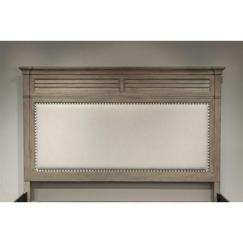 Riverside Furniture Myra California King Upholstered Panel Bed 59484/59481/59483 IMAGE 5