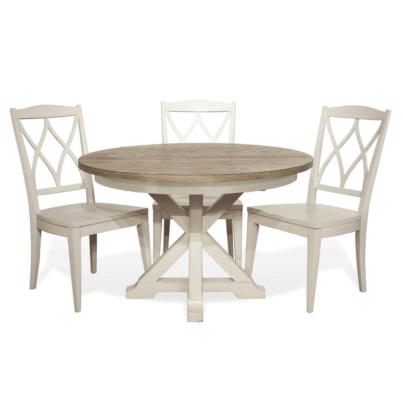 Riverside Furniture Round Myra Dining Table with Pedestal Base 59550/59357 IMAGE 3
