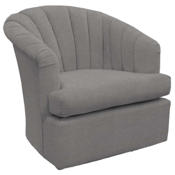 Best Home Furnishings Elaine Swivel Glider Fabric Chair 2557-21003 IMAGE 1