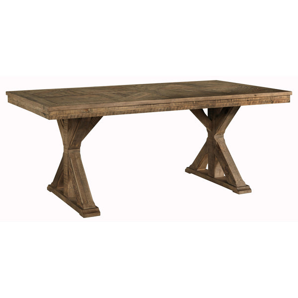 Signature Design by Ashley Grindleburg Dining Table with Pedestal Base D754-125 IMAGE 1