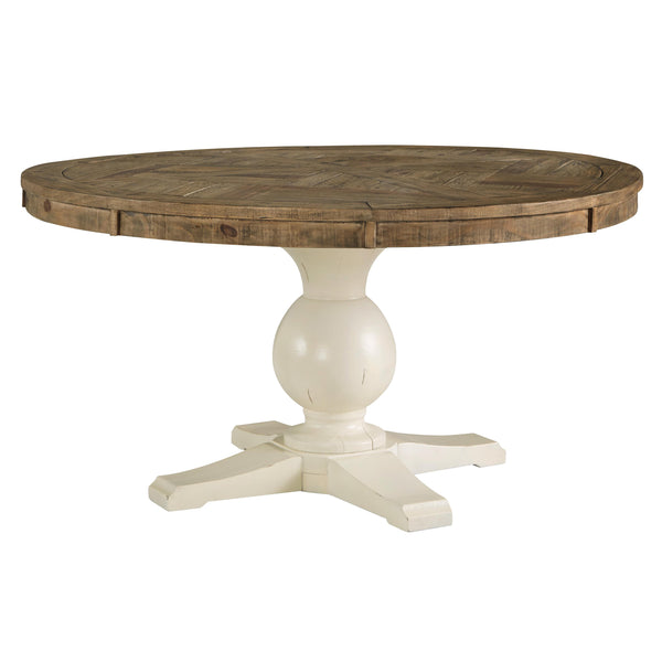 Signature Design by Ashley Round Grindleburg Dining Table with Pedestal Base D754-50T/D754-50B IMAGE 1