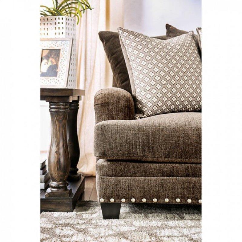 Furniture of America Pauline Stationary Fabric Sofa SM3075-SF IMAGE 3