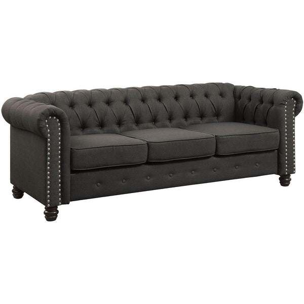 Furniture of America Winifred Stationary Fabric Sofa CM6342GY-SF-PK IMAGE 1