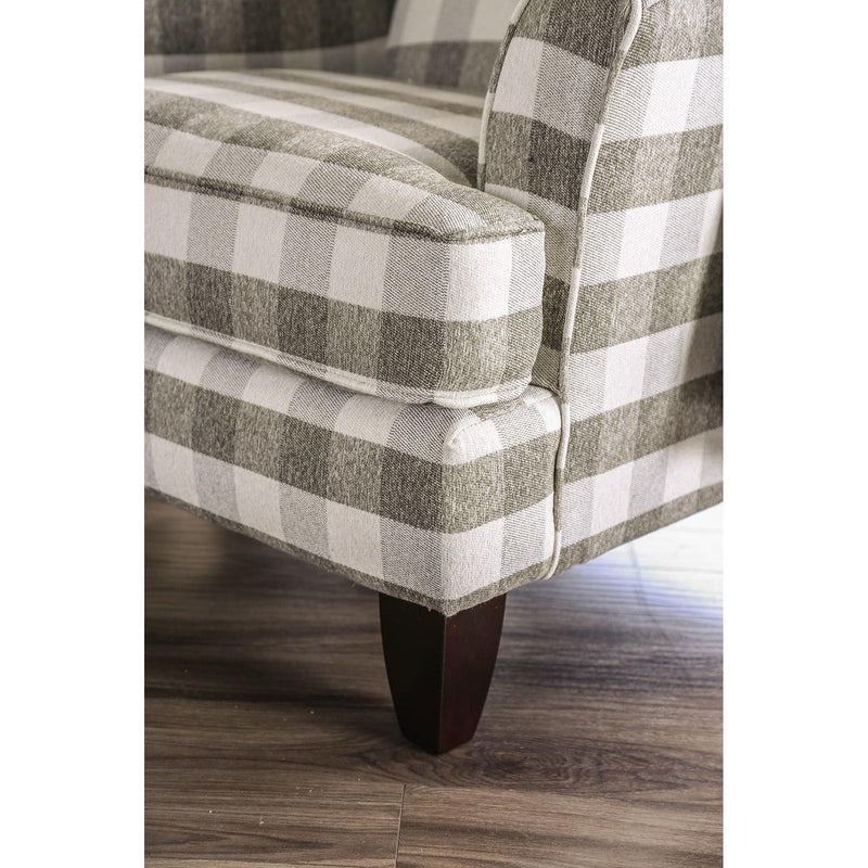 Furniture of America Christine Stationary Fabric Accent Chair SM8280-CH IMAGE 3