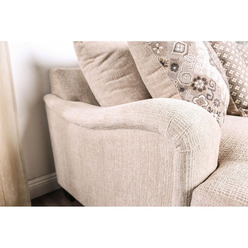 Furniture of America Jaylinn Stationary Fabric Sofa SM3074-SF IMAGE 3